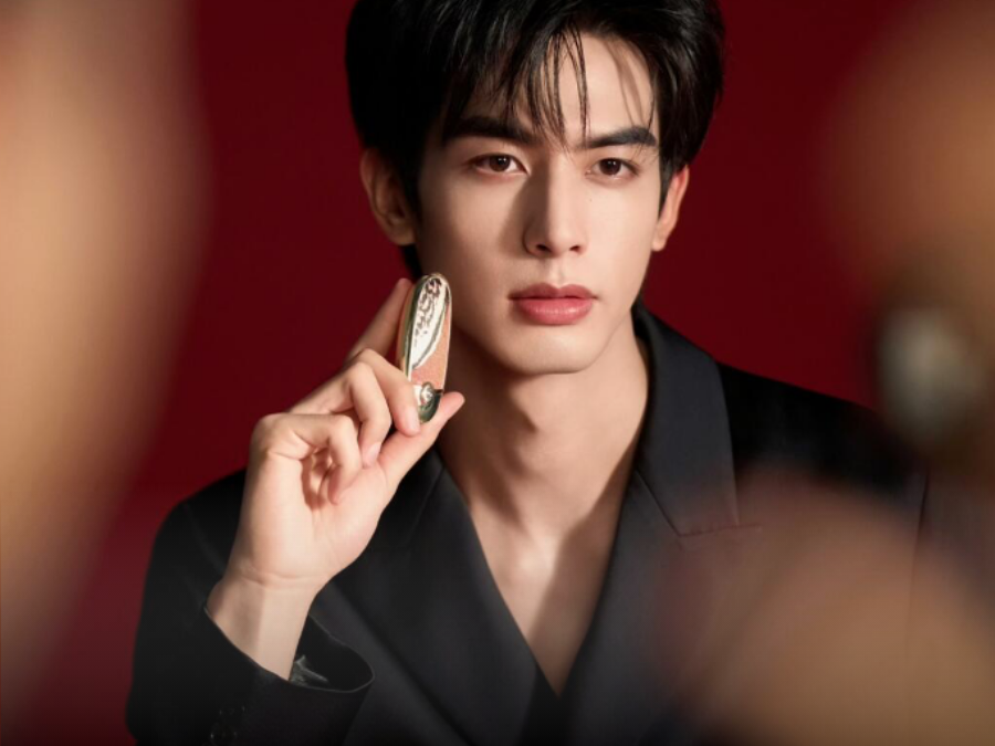 Chinese brand ambassador in a luxury campaign, monitored through Chinese social listening